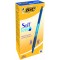 Bic Tušinukas Softfeel Clic 1.0 mm, mėlynas, pakuotėje 12 vnt. 914346