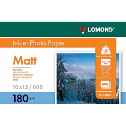Fotopopierius Lomond Photo Inkjet Paper Matinis 180 g/m2 10x15, 600 lapų