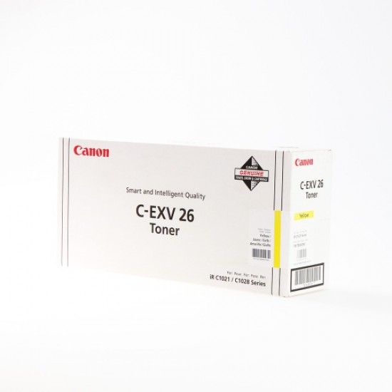 Canon C-EXV 26 (1657B006 / 1657B011), geltona kasetė