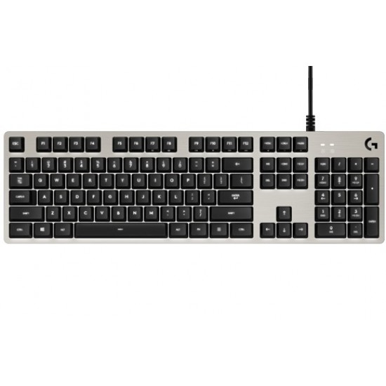 Mechaninė žaidimų klaviatūra Logitech G413, Sidabrinė
