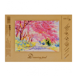 Piešimo sąsiuvinis SMLT, A4, 120 g, 20 lapų, klijuotas