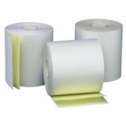 Dvisluoksnė kasos juosta OFF/SC,plotis 76mm, ilgis 20m, įvorė 12mm, skersmuo 65mm, 10vnt./pak.