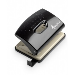 Skylmuša Forpus, juodas, iki 16 lapų, metalinis Skylmuša Forpus, juodas, iki 16 lapų, metalinis