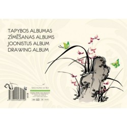 Tapybos albumas SMLT, A4, 150 g, klijuotas, (40)  0708-204