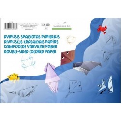 Popierius, spalvotas SMLT, A4, 80 g, dvipusis, klijuotas, (16)  0708-303