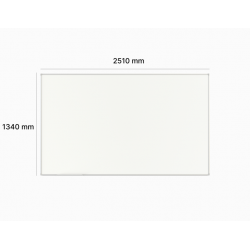 Projekcijos ir sauso valymo rašymo lenta 2510 x 1340 mm TK-Team