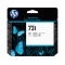 HP 731 (P2V27A) DesignJet spausdinimo galvutė, Thermal inkjet, CMYK, Grey, Matte black, Photo black
