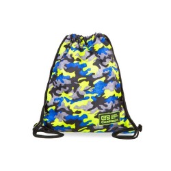 Maišelis sportinei aprangai CoolPack Sprint Line Camo Fusion Yellow NP