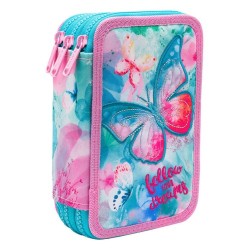 Forminis trijų skyrių penalas su priedais CoolPack Jumper 3 DREAMS