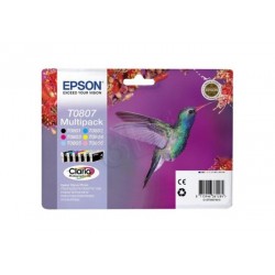 Kasetės Epson T0807 rinkinys (C13T08074012) OEM